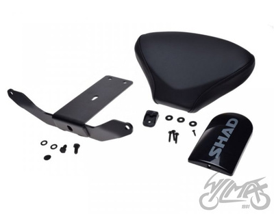 Oparcie pasażera kufra motocyklowego SHAD do Kymco AK550 czarne