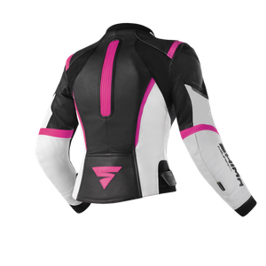 Damska kurtka motocyklowa skórzana sportowa Shima MIURA 2.0 różowy