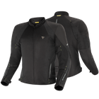 Kurtka motocyklowa tekstylna miejska Shima JET czarny
