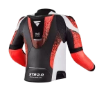 Kurtka motocyklowa skórzana sportowa Shima STR 2.0 czerwony