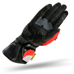 Rękawice motocyklowe skórzane sportowe Shima STR-2 GLOVES czerwony
