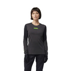 Koszulka rowerowa z długim rękawem damska FOX Lady Rawtec Black