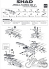 Stelaż kufra tylnego motocyklowego SHAD do Aprilia Tuareg 660