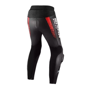 Spodnie motocyklowe skórzane sportowe Shima STR 2.0 czerwone
