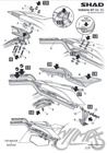 Stelaż kufra tylnego SHAD do Yamaha MT 03