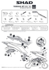 Stelaż kufra tylnego SHAD do Yamaha MT 03
