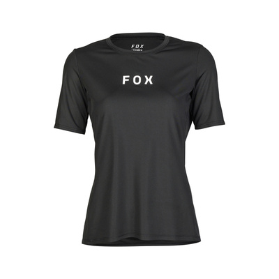 Koszulka rowerowa damska FOX Lady Ranger Wordmark Black
