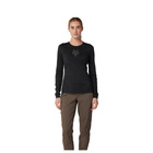 Koszulka rowerowa z długim rękawem damska FOX Lady Ranger Tru Dri Black