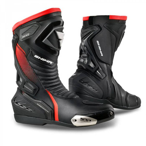 Buty motocyklowe sportowe długie Shima RSX-6 czerwony