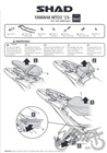 Stelaż kufra tylnego SHAD do Yamaha MT 03