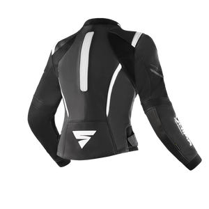 Damska kurtka motocyklowa skórzana sportowa Shima MIURA 2.0 czarny/biały