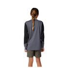 Koszulka rowerowa z długim rękawem dziecięca FOX Junior Defend Graphite