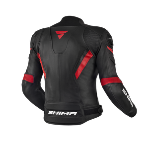 Kurtka motocyklowa skórzane Shima CHASE czerwony
