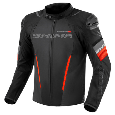 Kurtka motocyklowa tekstylna miejska/sportowa Shima SOLID 2.0 czerwony