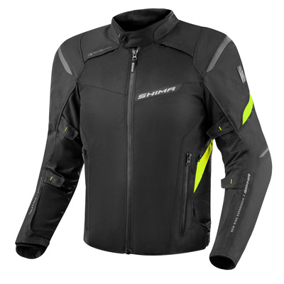 Kurtka motocyklowa tekstylna miejska/turystyczna Shima RUSH 2.0 fluo